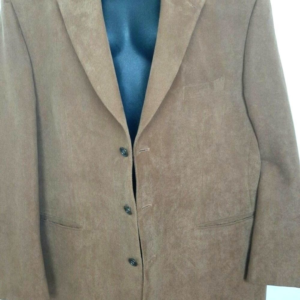 Dillards Ralph Lauren Mens  ‎ Brown Casual Blazer Sz 42  /28 W/34L